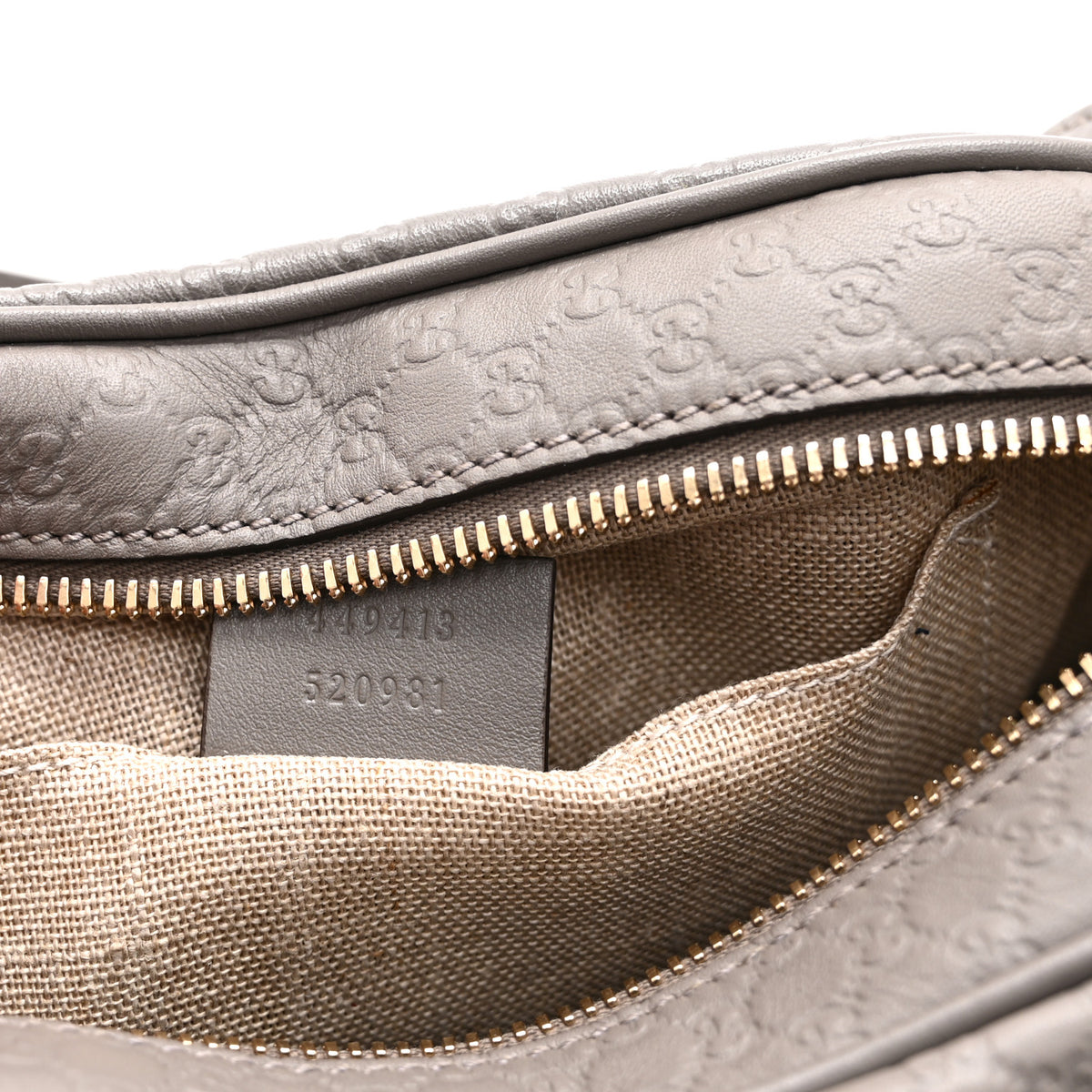 Gucci Microguccissima Mini Bree Messenger Bag Grey 7 of 11