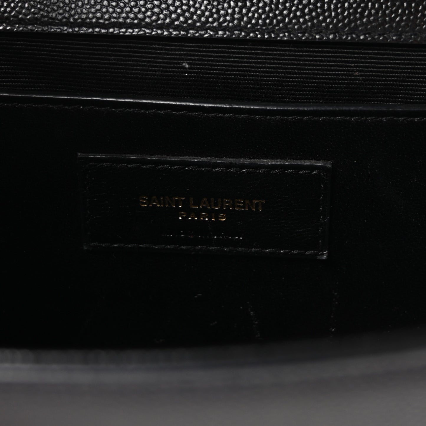 Grain De Poudre Medium Classic Monogram Kate Satchel Black