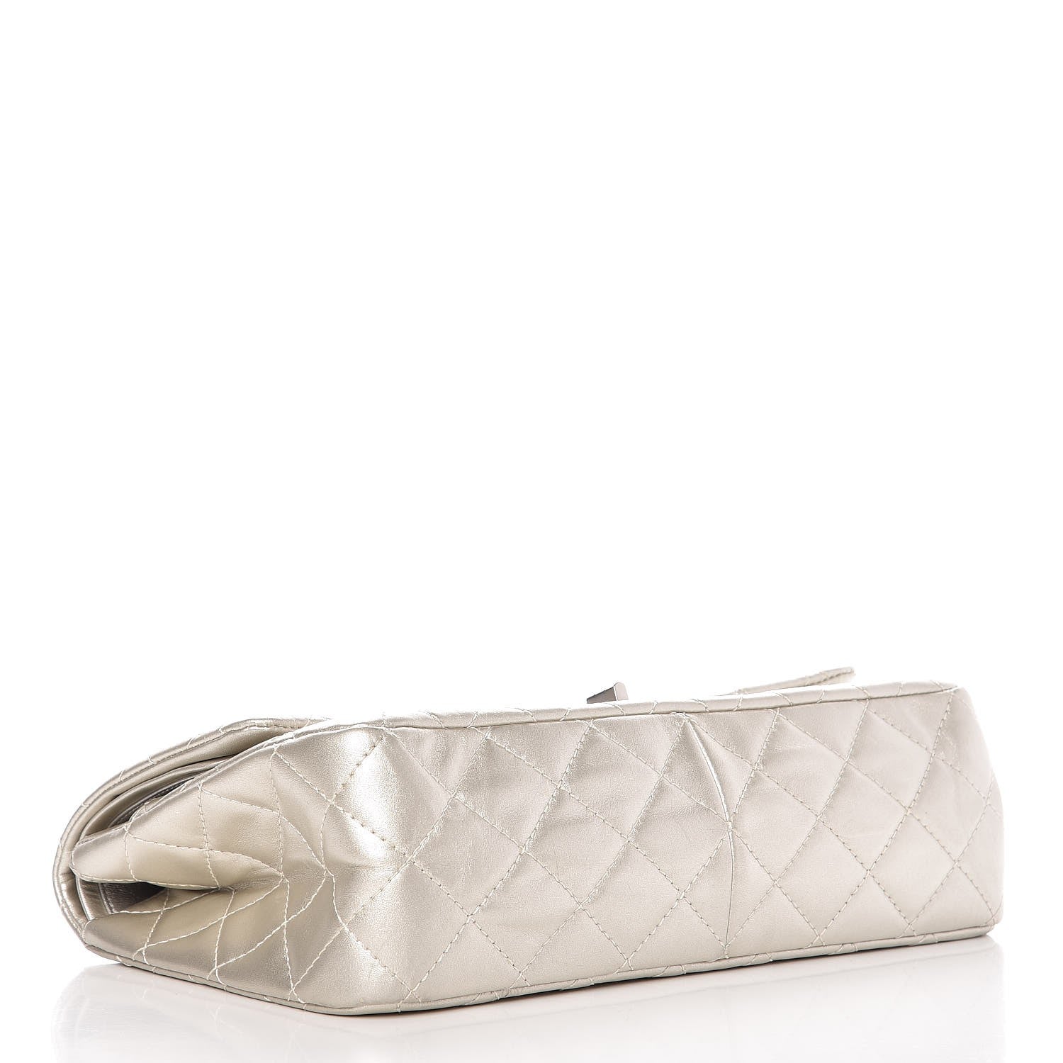 Chanel Metallic Lambskin Quilted 2.55 Reissue 227 Flap Silver 5 of 11