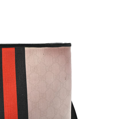 Gucci GG Plus Monogram Web Stripe Joy Messenger Bag Black 10 of 11