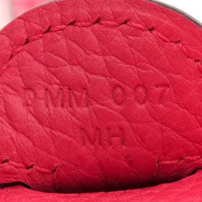 Hermes Taurillon Clemence Evelyne III PM Rose Extreme 7 of 13
