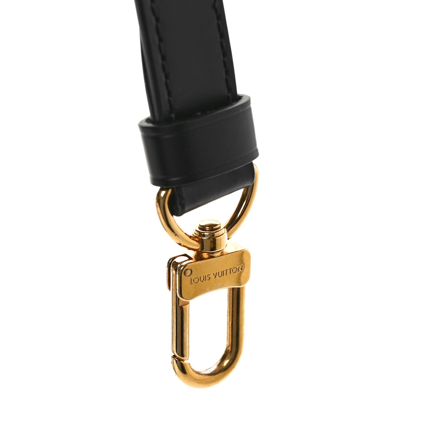 Louis Vuitton Calfskin Metis Adjustable Shoulder Strap Black 3 of 3