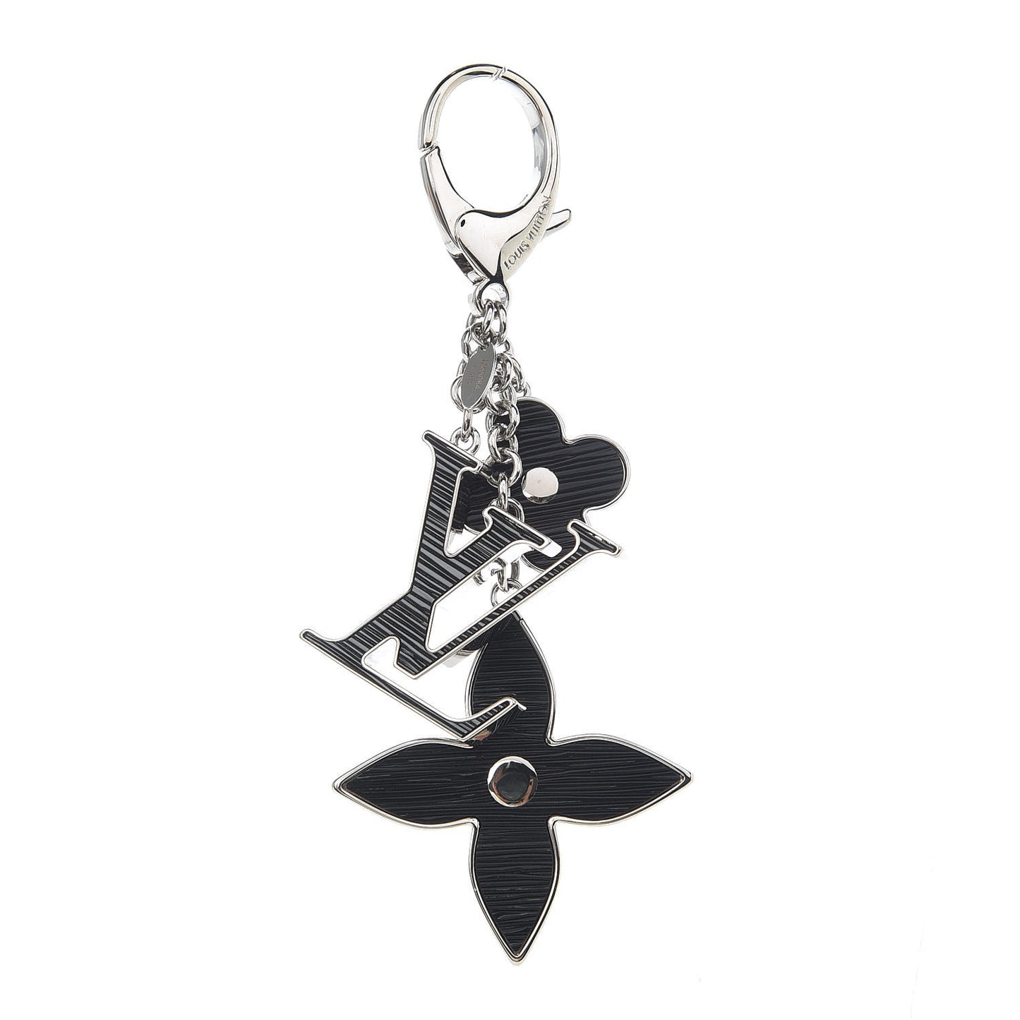 Electric Epi Fleur d'Epi Bag Charm Black