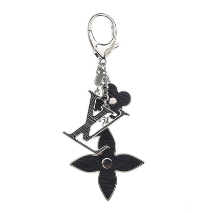 Louis Vuitton Electric Epi Fleur d'Epi Bag Charm Black 1 of 3