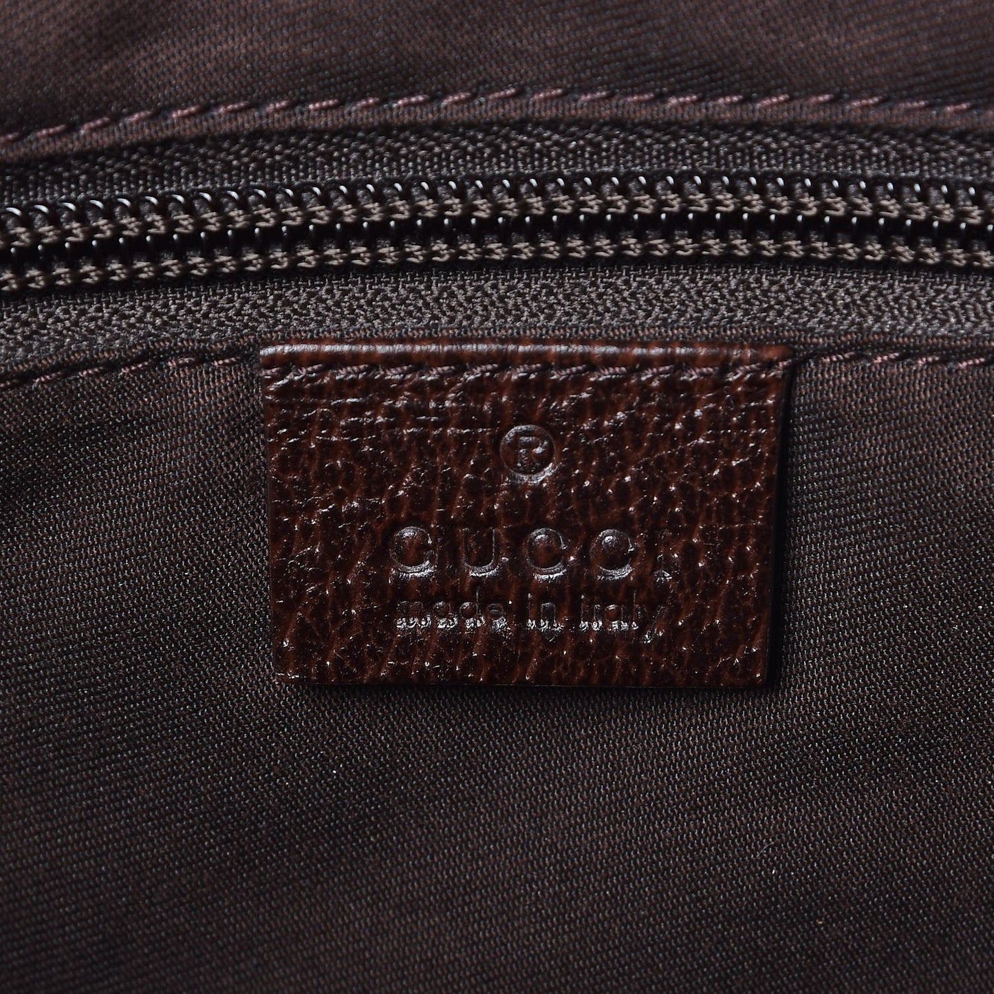 Monogram Web Medium Flat Messenger Bag Brown