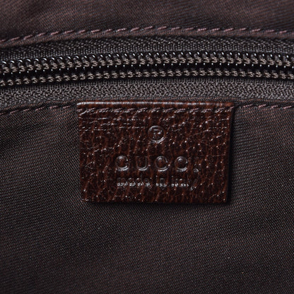 Gucci Monogram Web Medium Flat Messenger Bag Brown 6 of 7