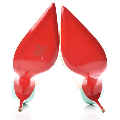 Christian Louboutin Patent PVC Paulina 100 Pumps 39 Poudre 5 of 10