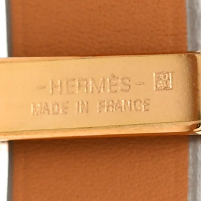 Hermes Swift Mini Dog Double Tour Bracelet T1 Gris Perle 4 of 5