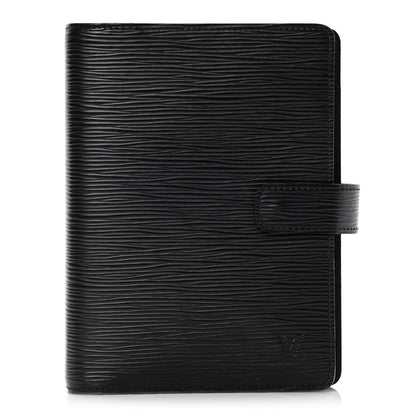Louis Vuitton Epi Medium Ring Agenda Black 1 of 5