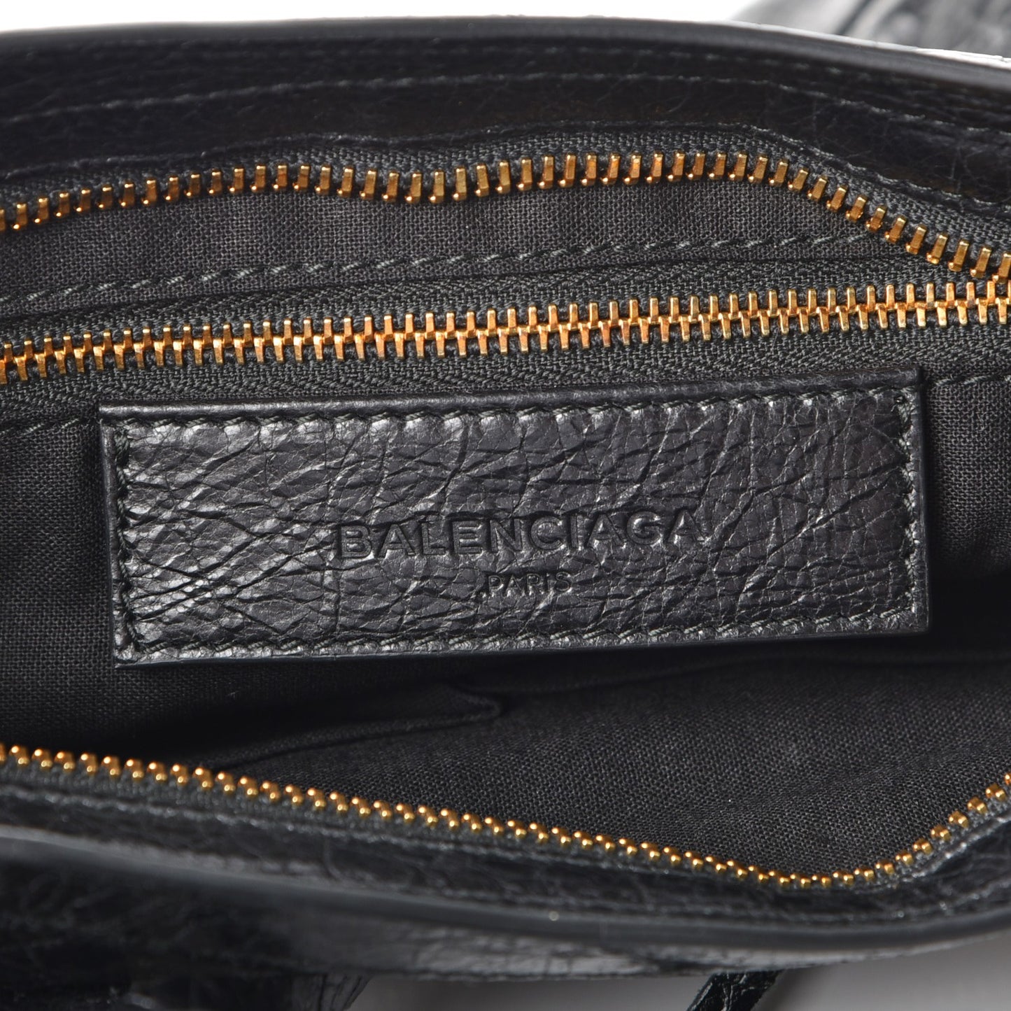 Agneau Classic Gold Hardware S City Black