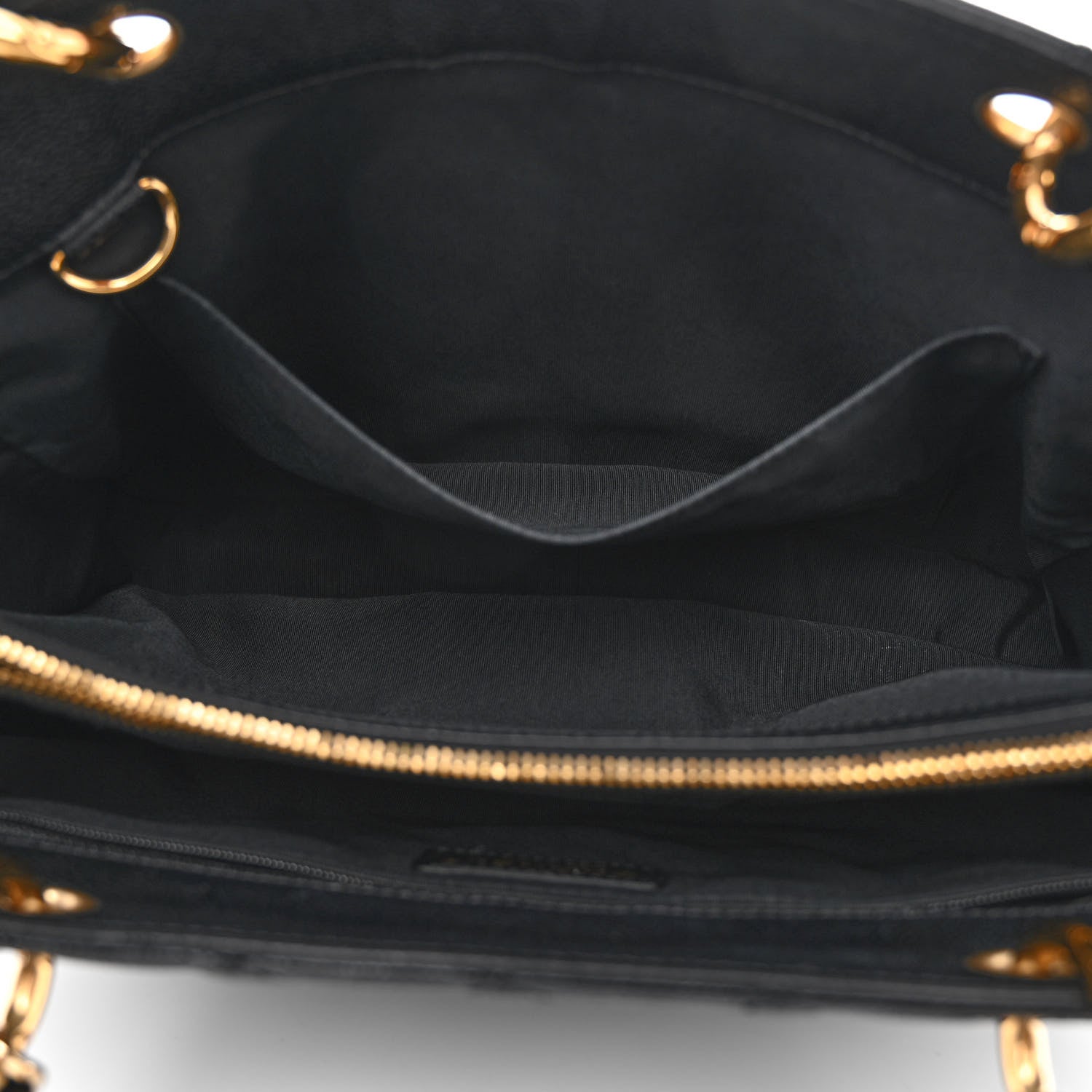 Chanel Caviar Quilted Grand Shopping Tote GST Black 5 of 10