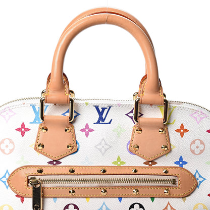 Louis Vuitton Monogram Multicolor Alma White 7 of 9