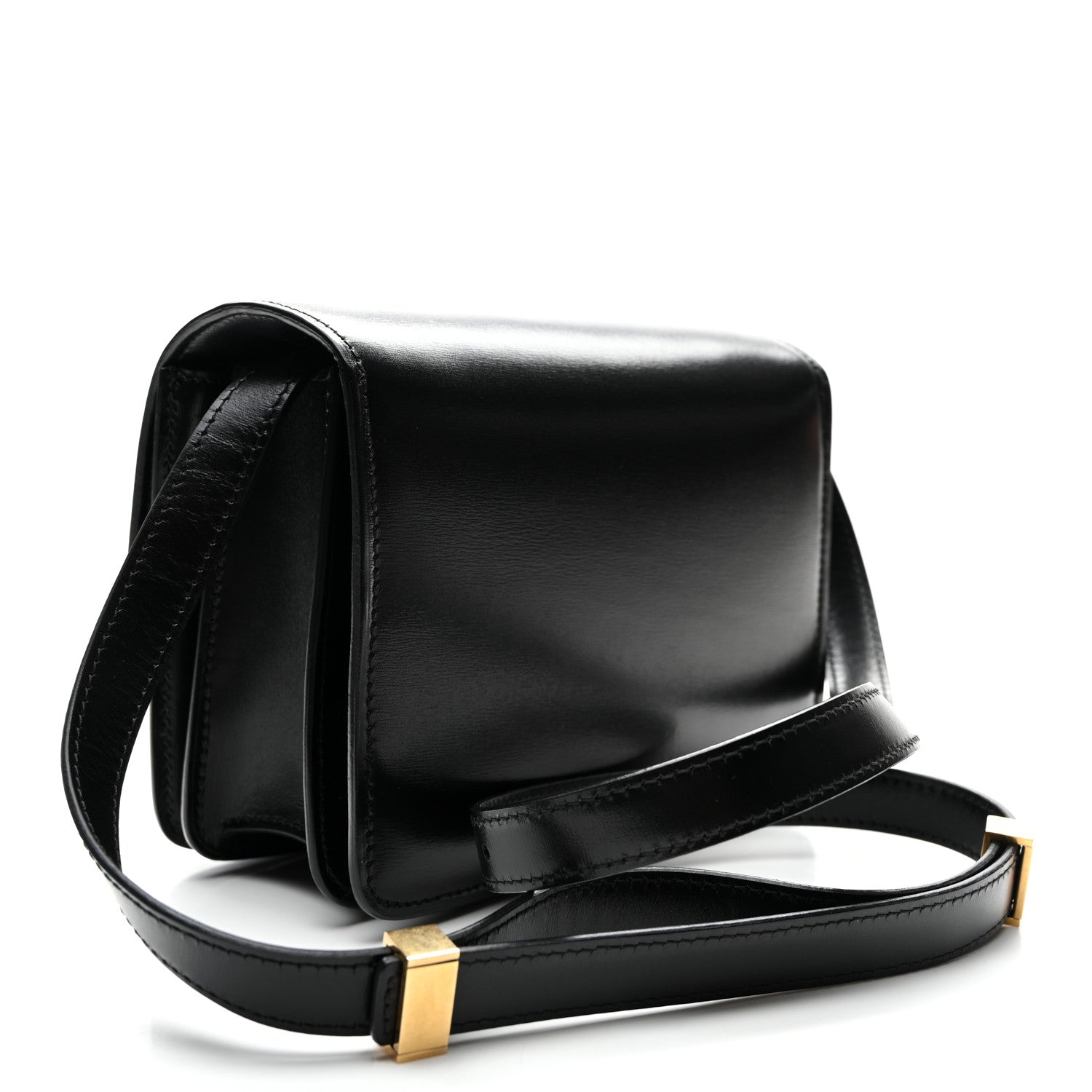 Celine Box Calfskin Small Classic Box Flap Bag Black 3 of 10