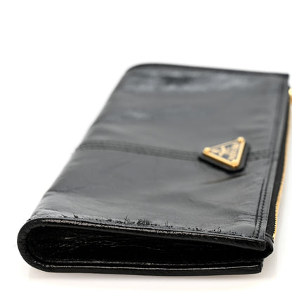 Prada Shiny Calf Pouch Black 7 of 7