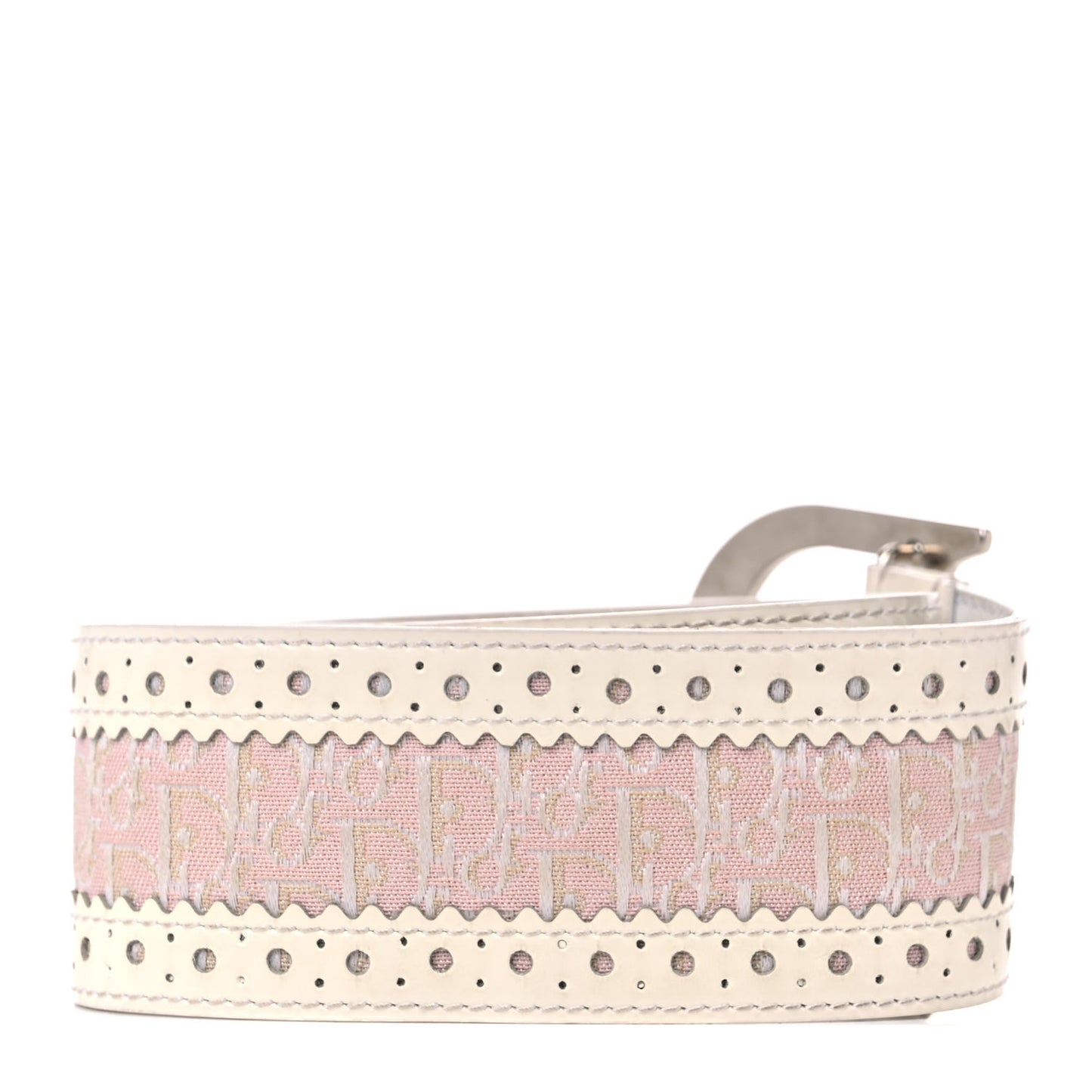 Monogram Belt 80 Pink White