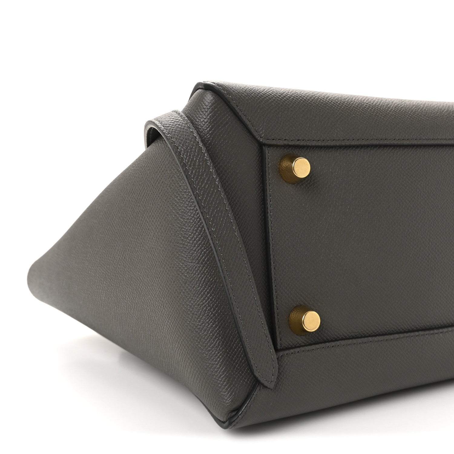 Celine Grained Calfskin Mini Belt Bag Grey 9 of 10