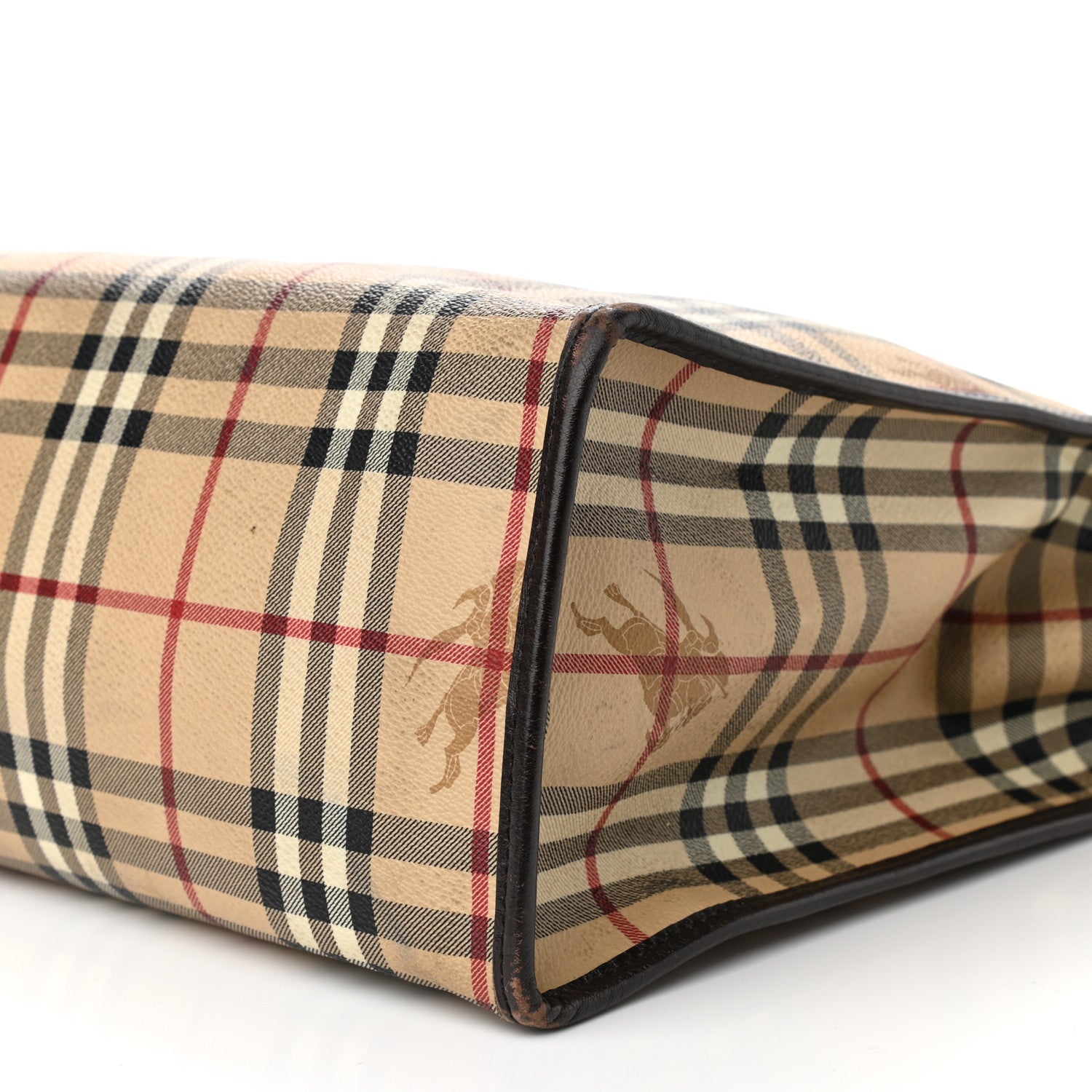 Burberry Haymarket Check Tote Chocolate 13 of 13
