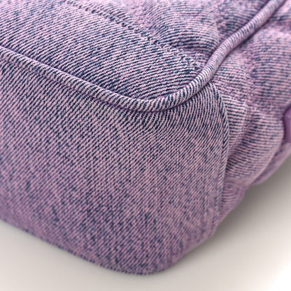Saint Laurent Denim Quilted 80's Vanity Bag Bleached Lilac 8 of 8