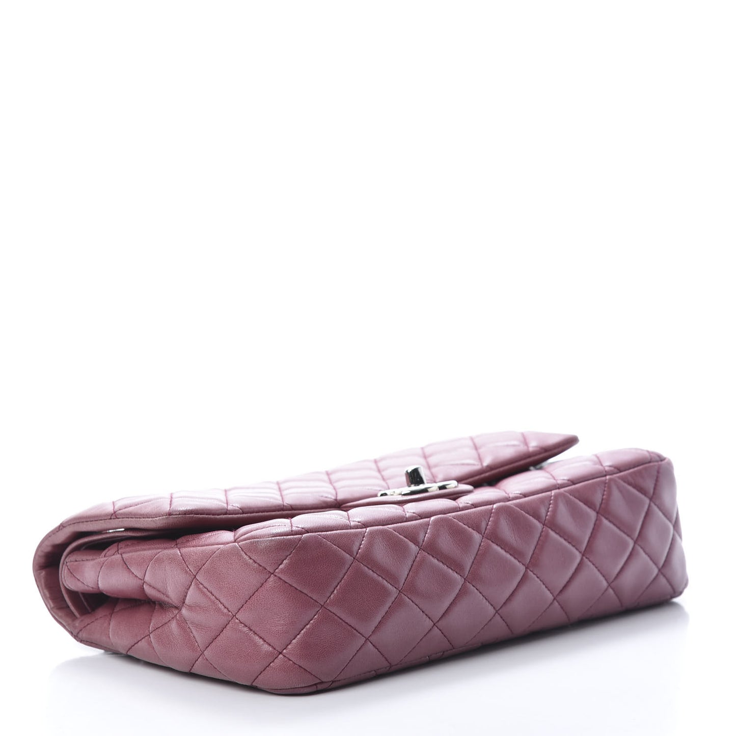 Lambskin Quilted Medium Double Flap Pink