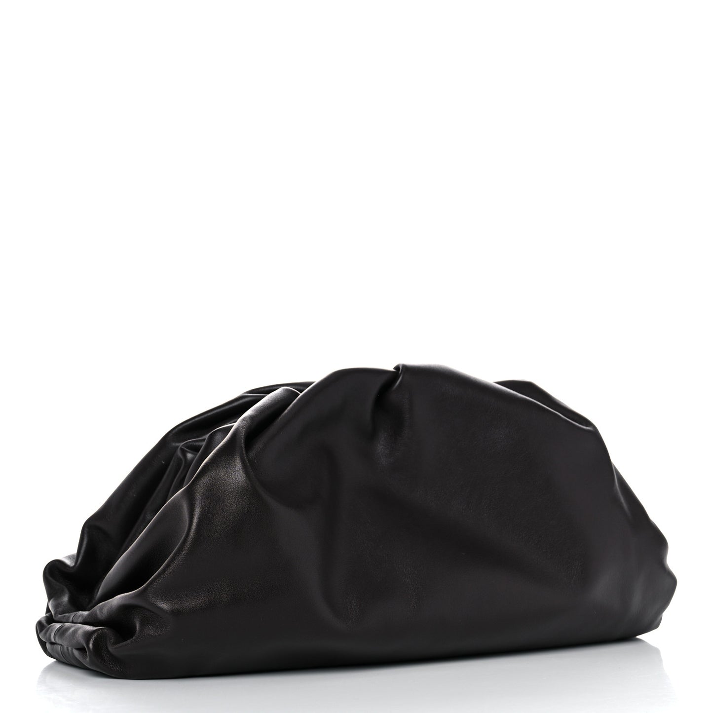 Smooth Butter Calf The Pouch Oversized Clutch Fondente