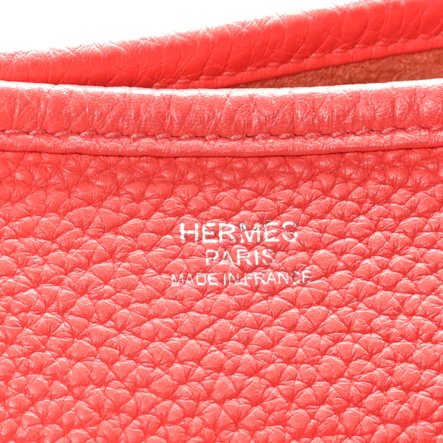 Hermes Taurillon Clemence Evelyne III GM Rose Jaipur 7 of 10