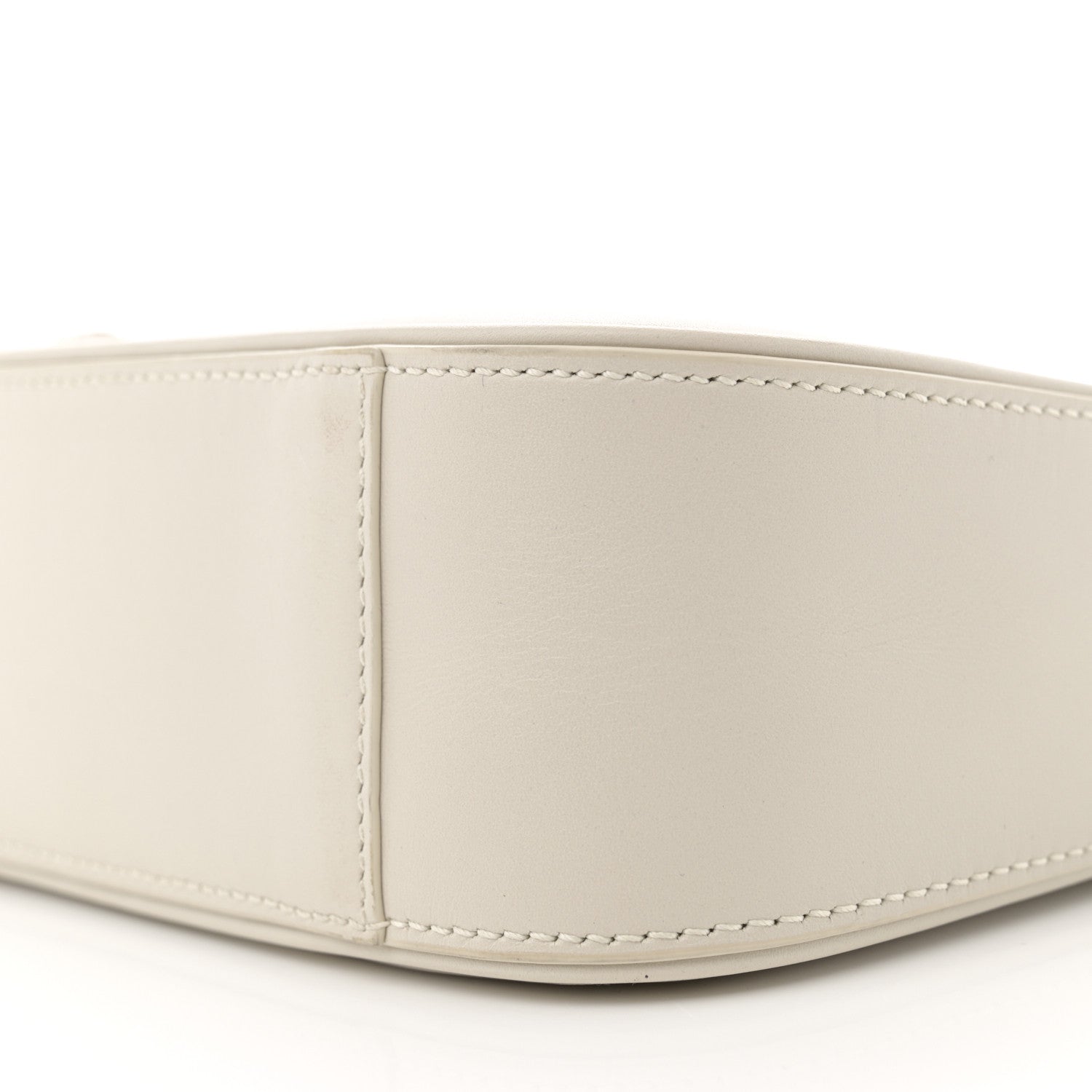 Saint Laurent Smooth Calfskin Le 5 A 7 Hobo Blanc Vintage 10 of 15