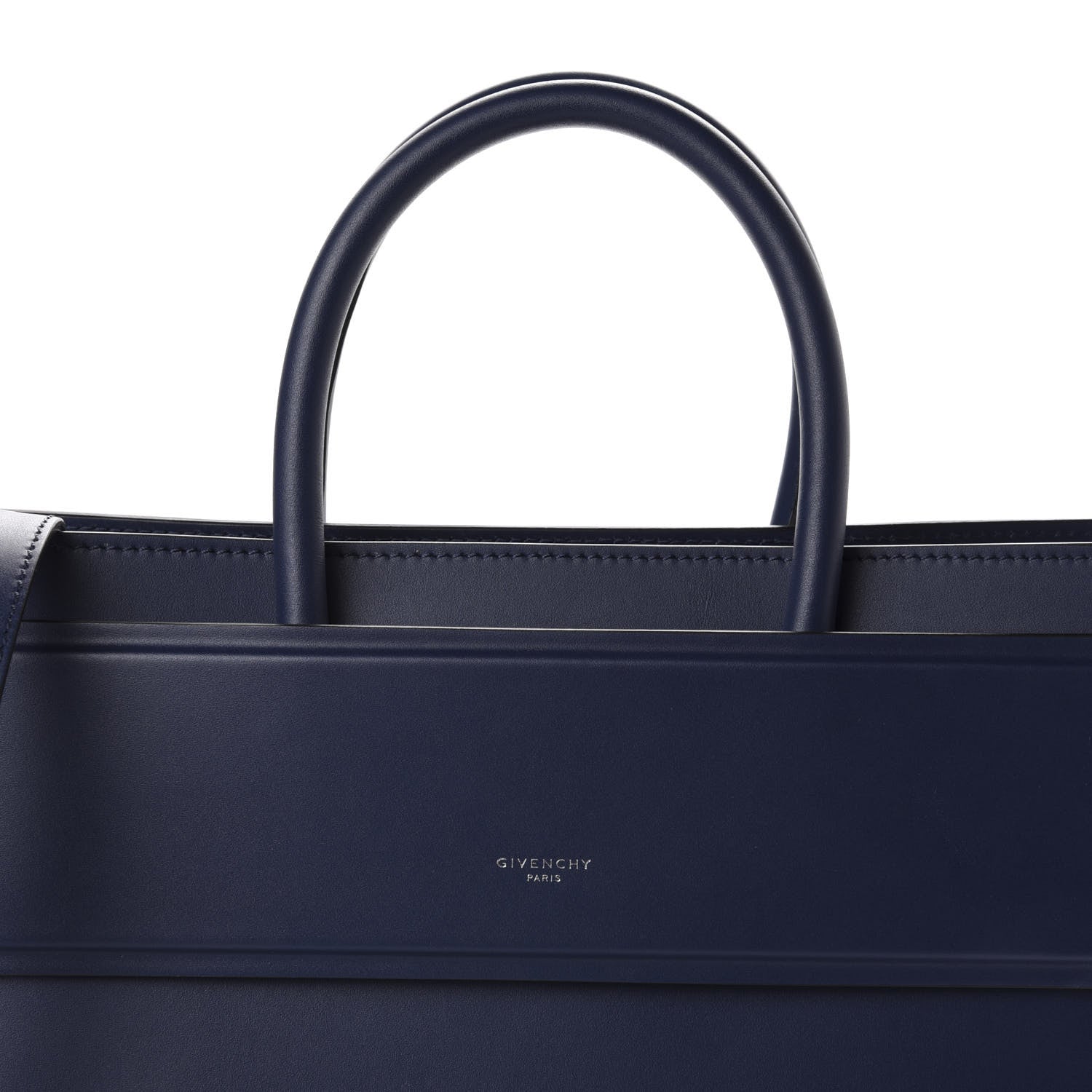 Givenchy Smooth Calfskin Small Horizon Satchel Navy 9 of 9