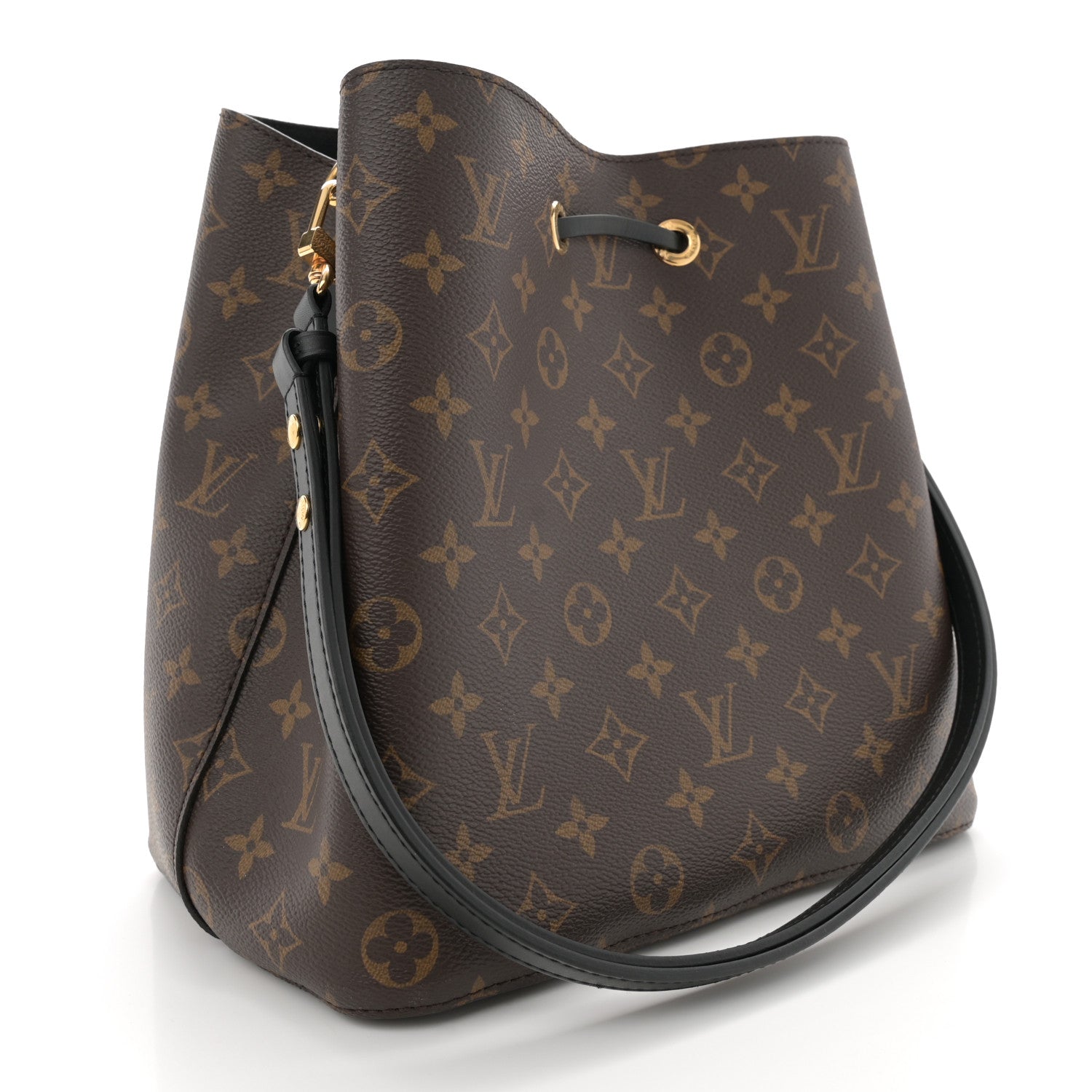 Louis Vuitton Monogram Neonoe MM Black 3 of 9
