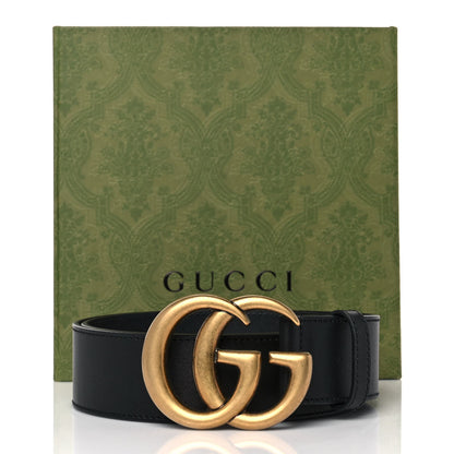 Gucci Calfskin Double G 40mm Belt 85 34 Black 5 of 5