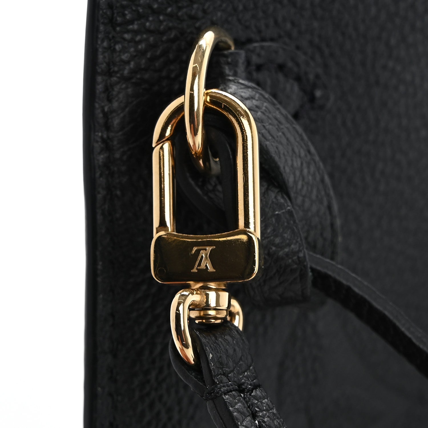 Louis Vuitton Empreinte Monogram Giant Neverfull MM Pochette Black 9 of 9