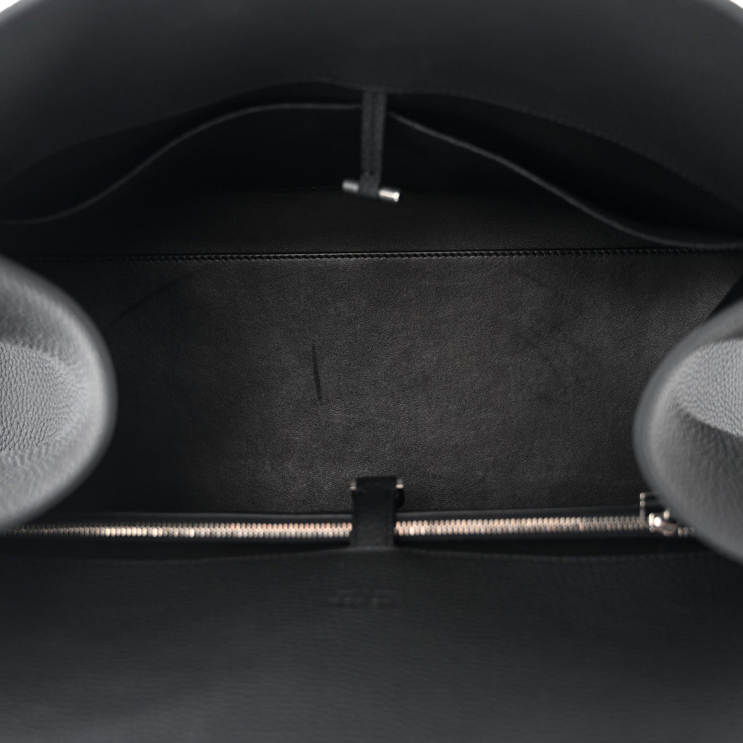 Grained Calfskin EW Margaux Black