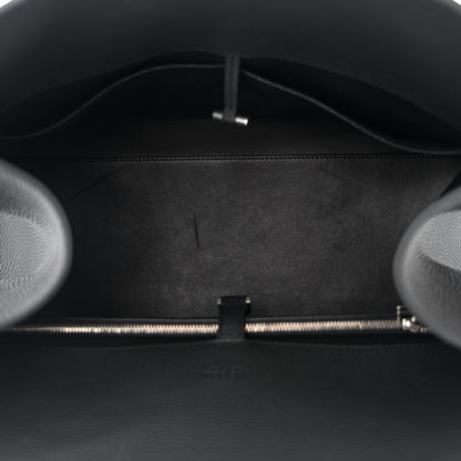 The Row Grained Calfskin EW Margaux Black 5 of 9