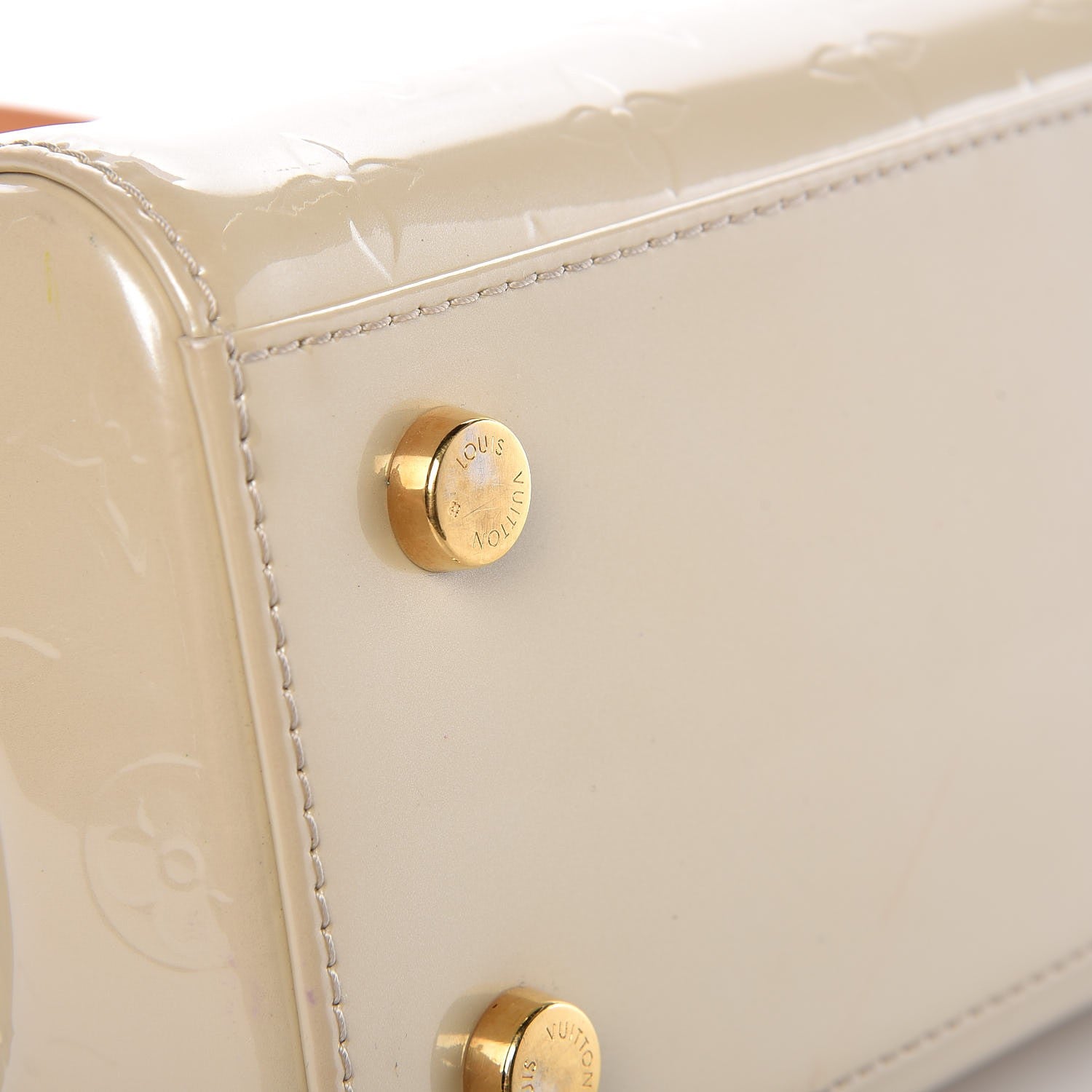 Louis Vuitton Vernis Brea MM Blanc Corail 6 of 7
