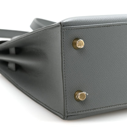 Hermes Epsom Kelly Sellier 25 Vert De Gris 9 of 11
