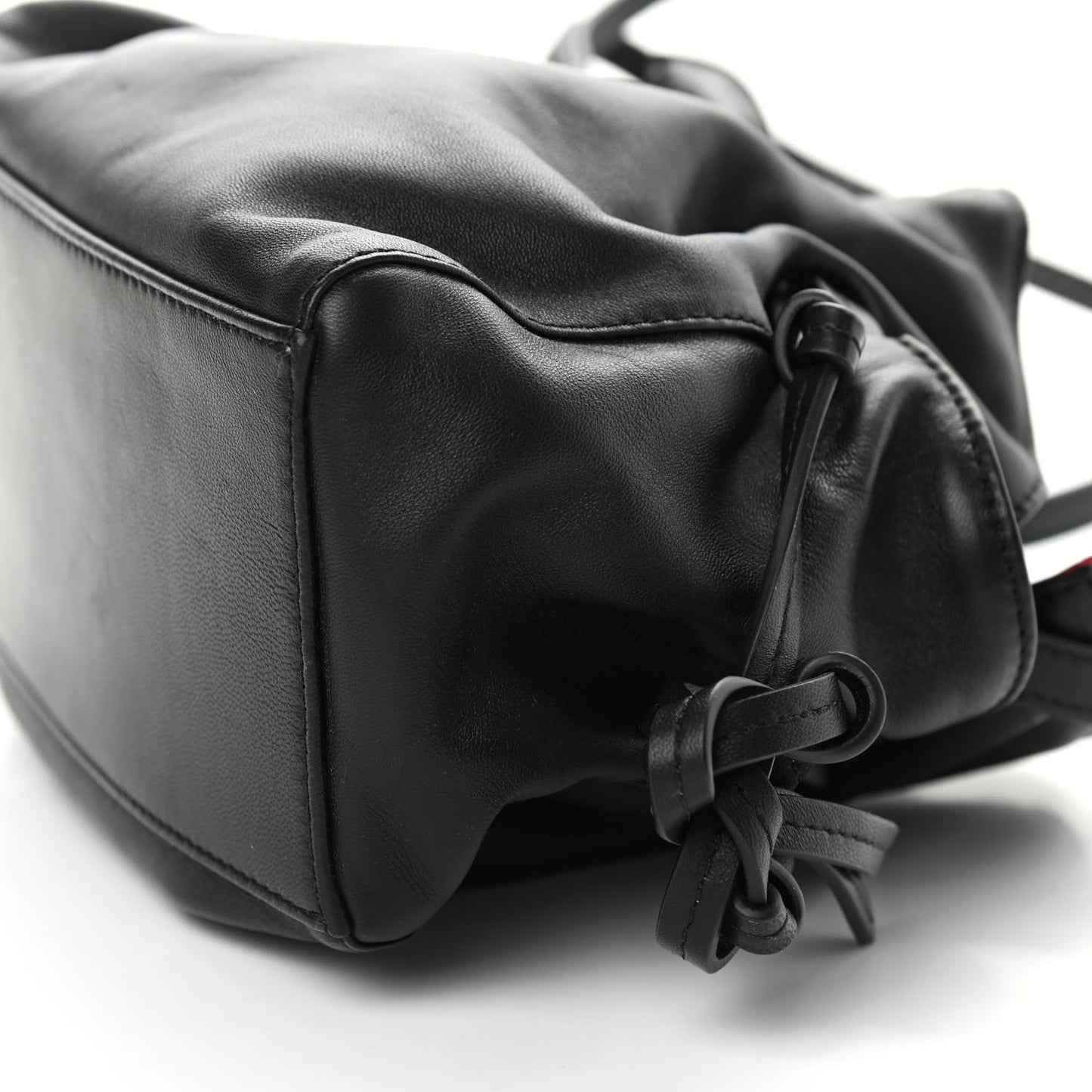 Lambskin Mini Protea Bag Black Flamma