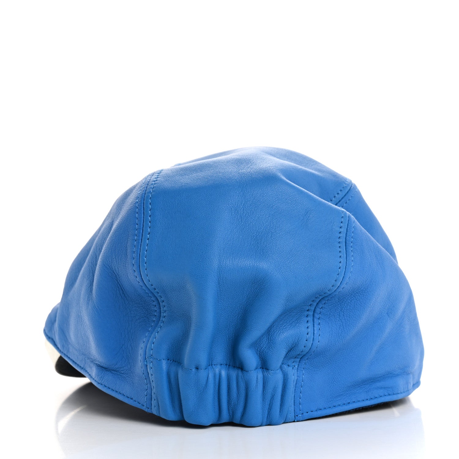 Gucci X ADIDAS Lambskin Trefoil Stefanos Baseball Hat XL Blue 7 of 11