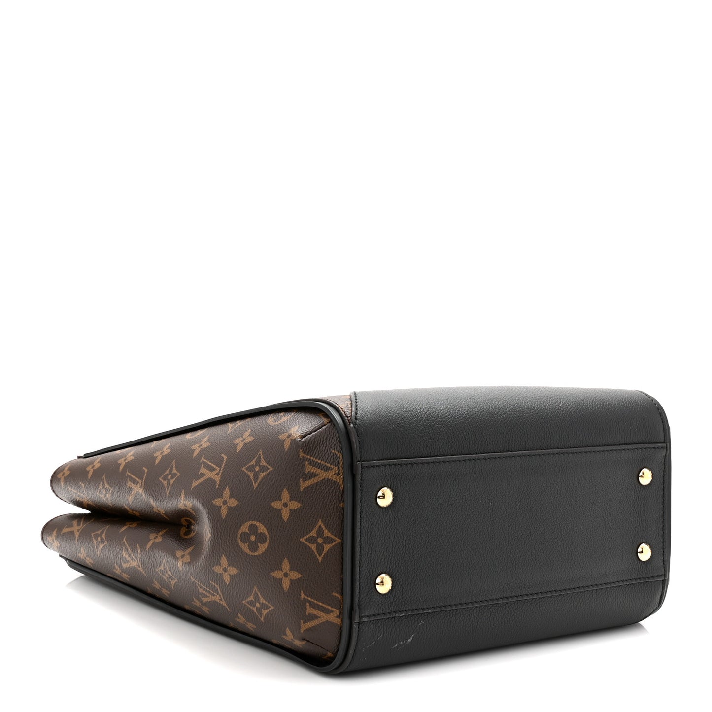 Calfskin Monogram Kimono Tote Black