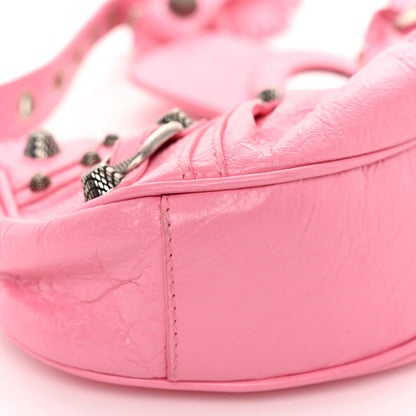 Balenciaga Agneau Arena Le Cagole Shoulder Bag XS Candy Pink 9 of 10