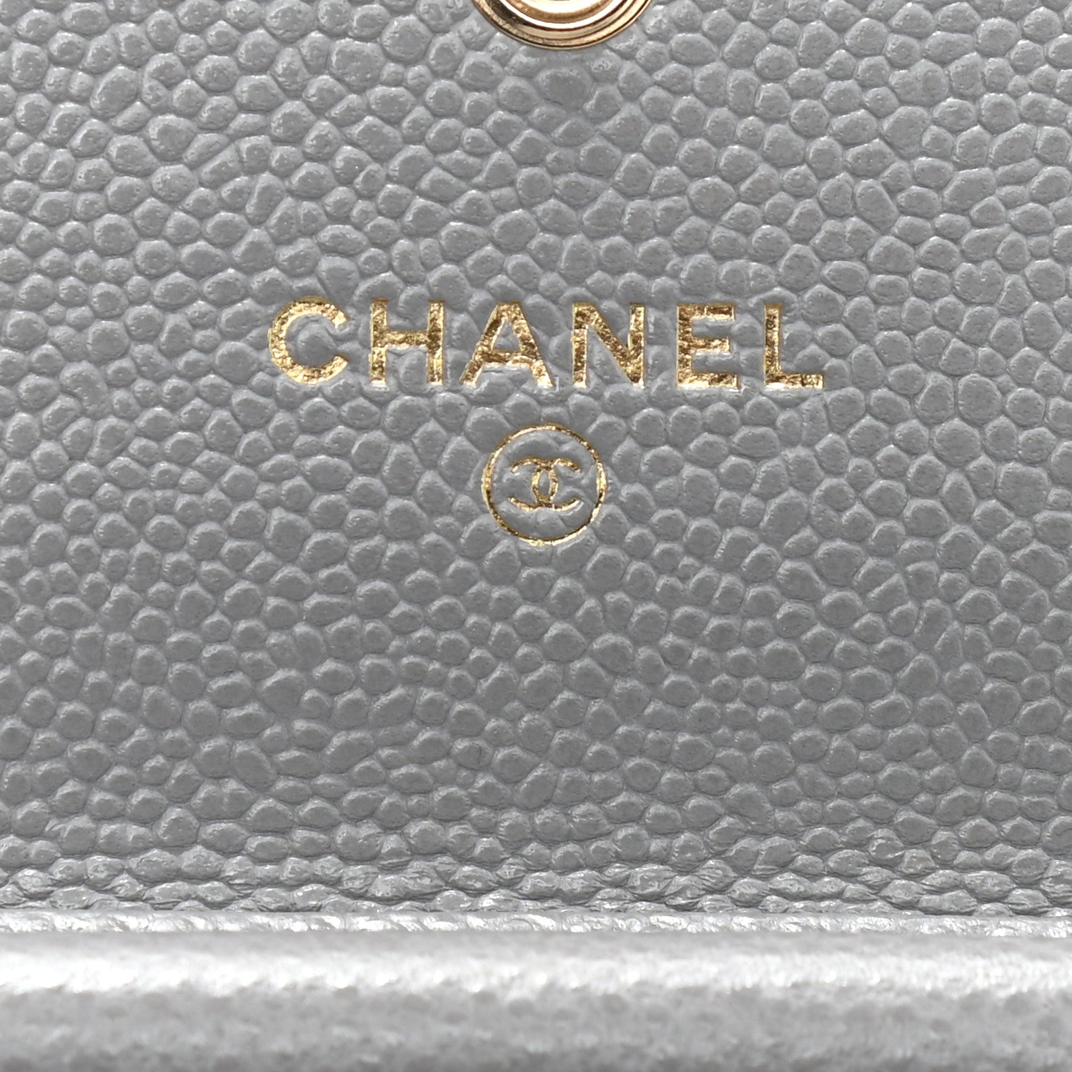 Chanel Caviar Quilted Miss Coco Clutch With Chain Grey 6 of 10