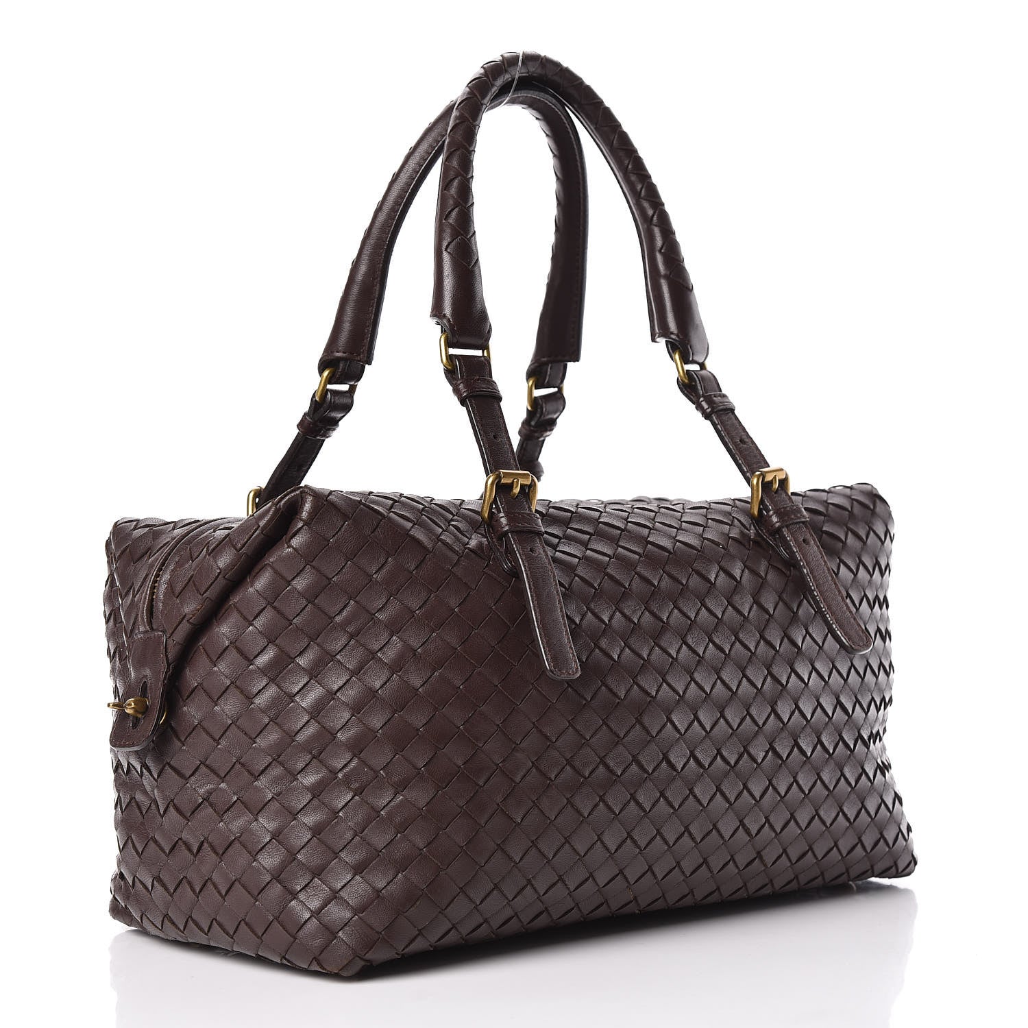 Bottega Veneta Nappa Intrecciato Montaigne Bag Ebano 3 of 24