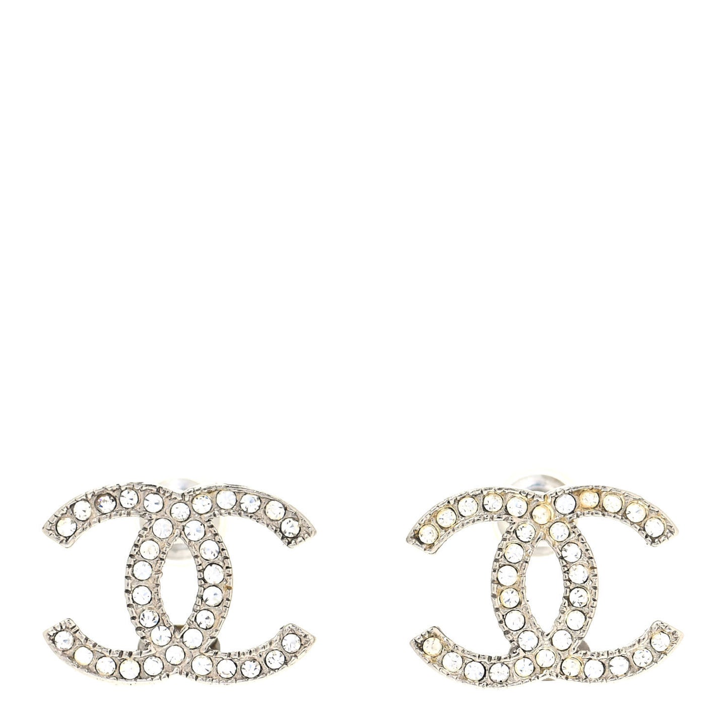 Crystal CC Earrings Gold