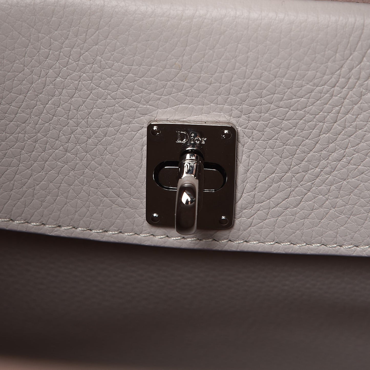 Grained Calfskin Bar Tote Pink