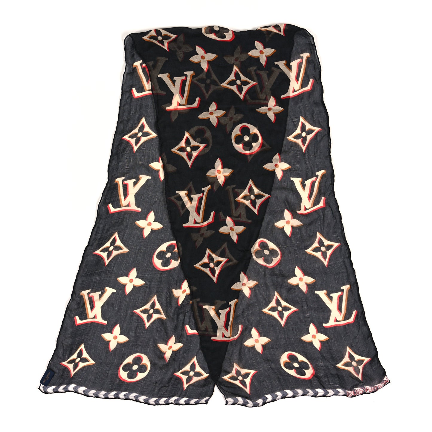 Giant Monogram Overgram LV Envy Bandeau Black