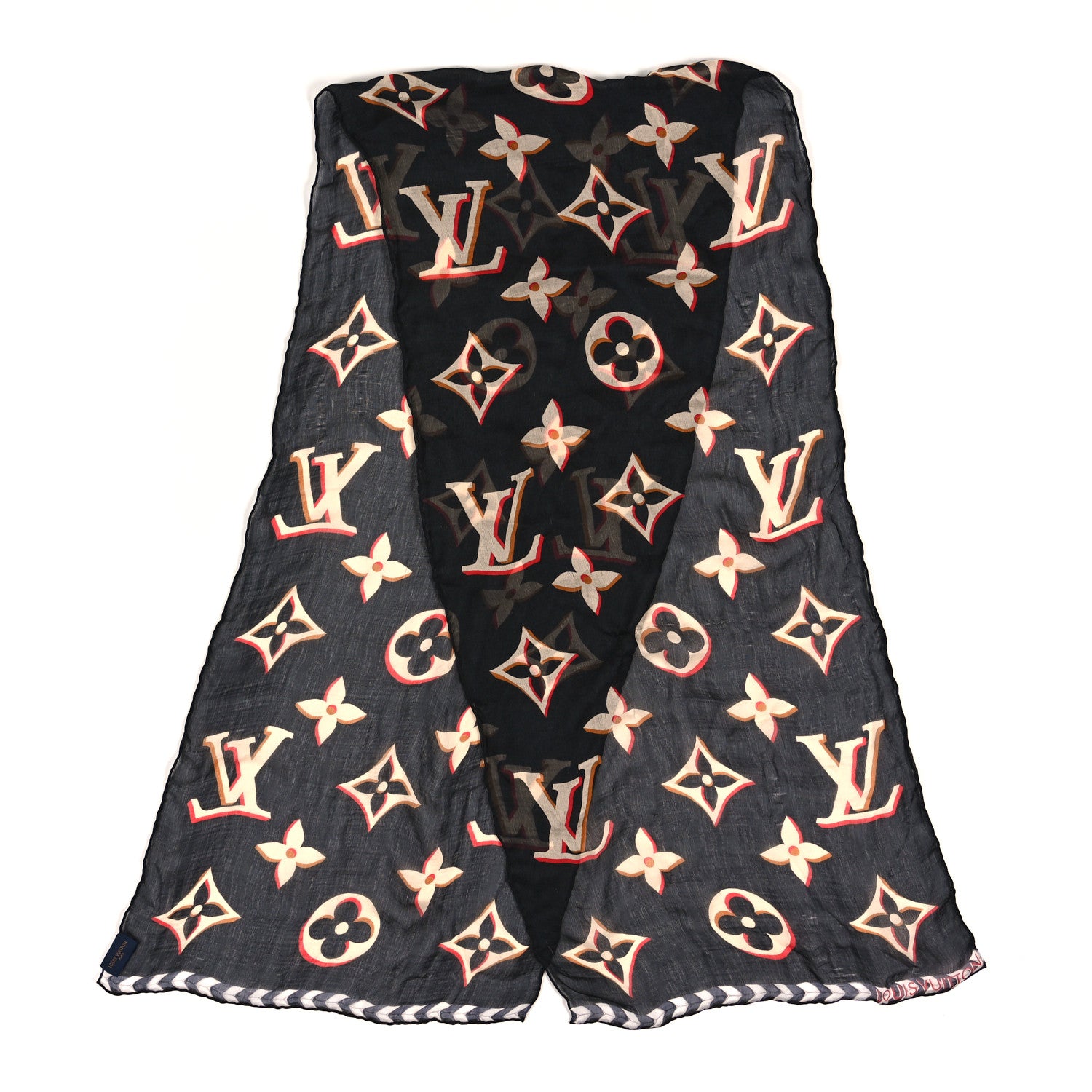 Louis Vuitton Giant Monogram Overgram LV Envy Bandeau Black 2 of 4