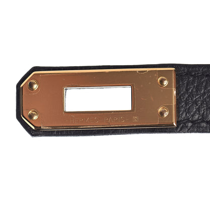Hermes Togo Kelly Retourne 25 Black 25 of 34