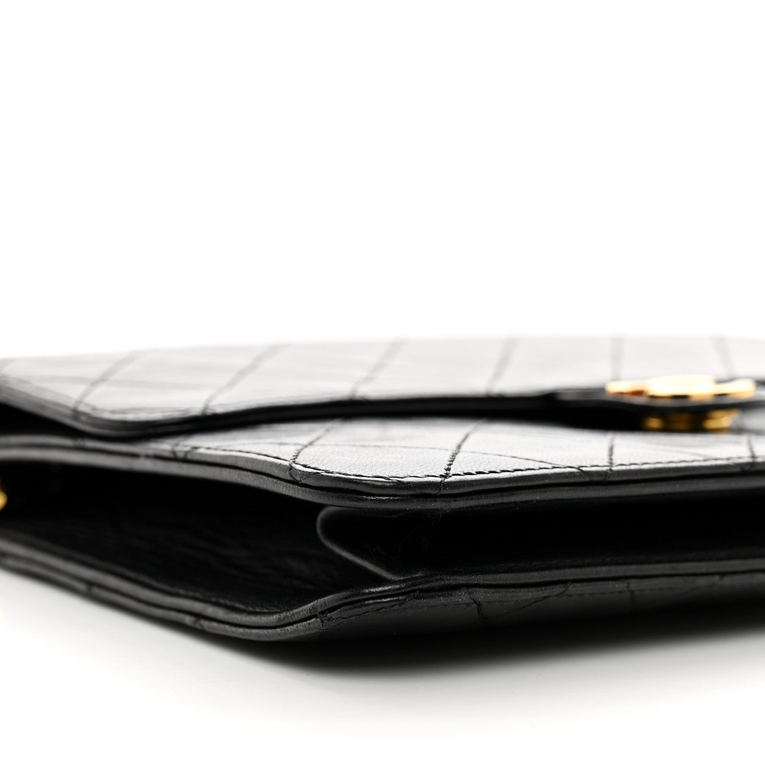 Chanel Lambskin Quilted Small Single Flap Bag Black 10 of 13