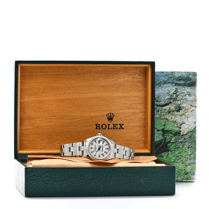 Rolex Stainless Steel 26mm Oyster Perpetual Date Watch White Roman 69240 5 of 5