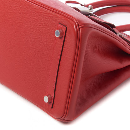 Hermes Epsom Birkin 30 Rouge Casaque 6 of 27