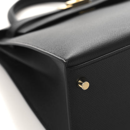 Hermes Epsom Kelly Sellier 28 Black 9 of 13