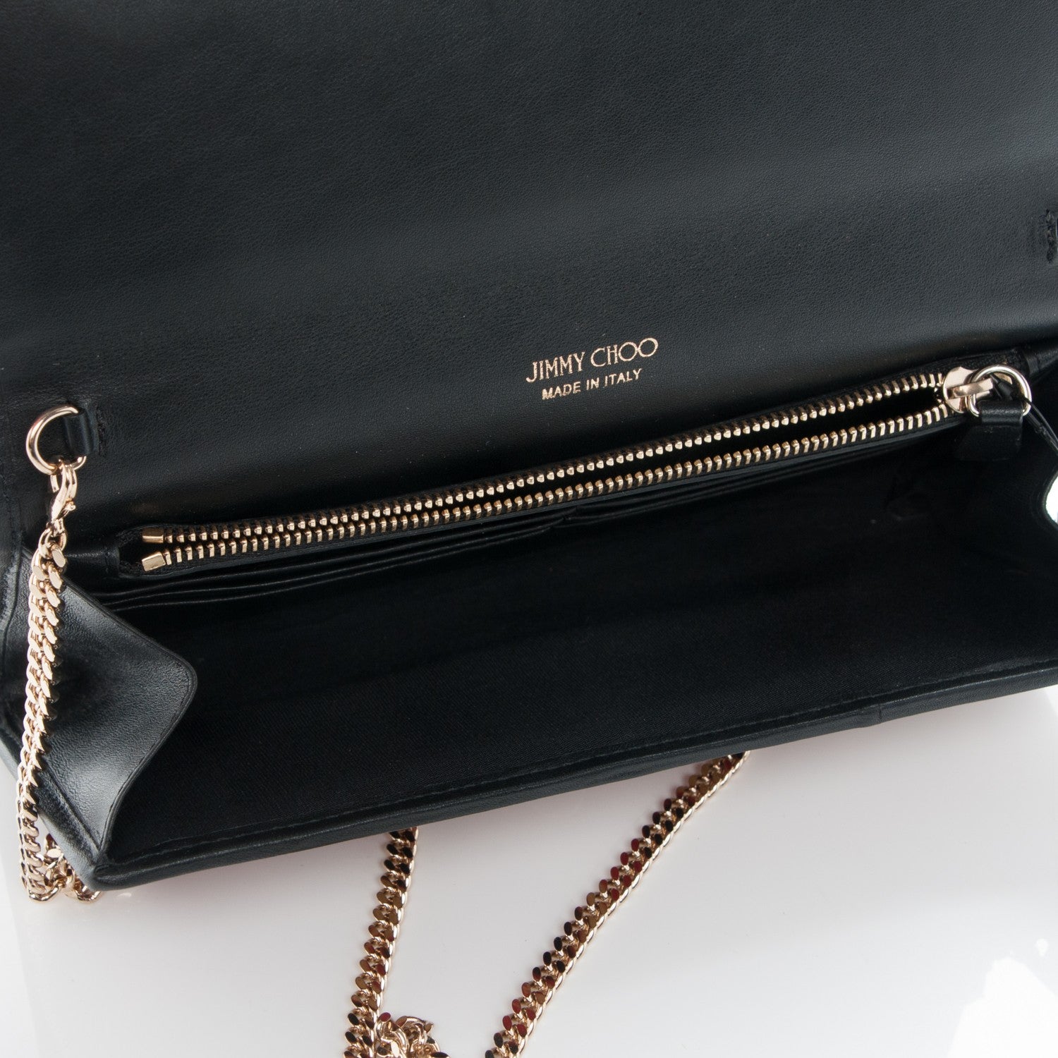 Jimmy Choo Calf Hair Leopard Print Milla Wallet on Chain Tabasco 5 of 7